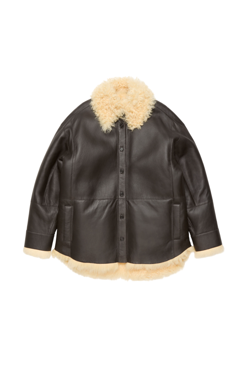 SHEARLING SHIRT JACKET