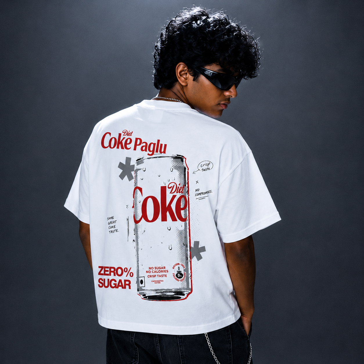 Diet Coke Paglu - Boxy Fit Tshirt