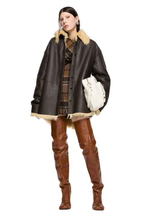 SHEARLING SHIRT JACKET