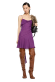 SILK DRESS - BERRY PURPLE