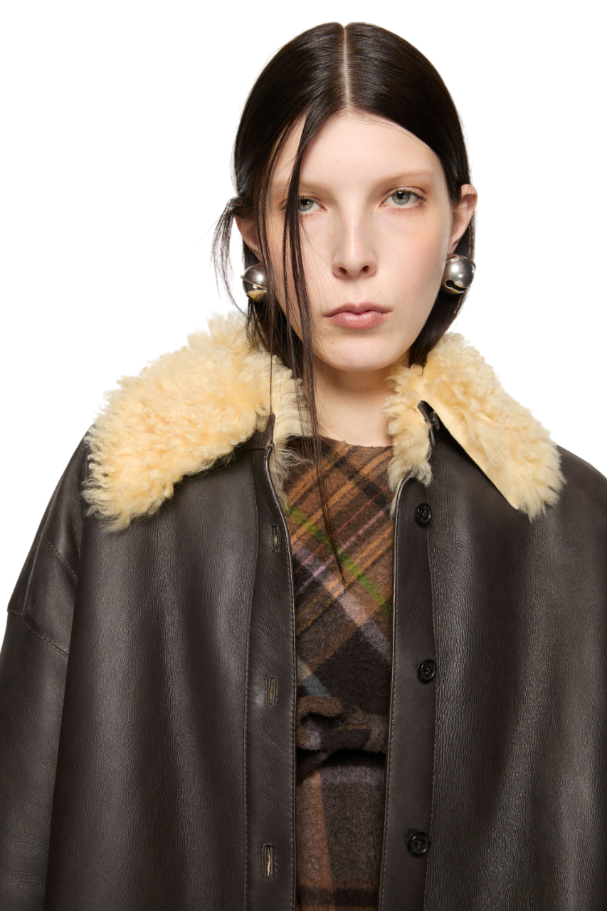 SHEARLING SHIRT JACKET